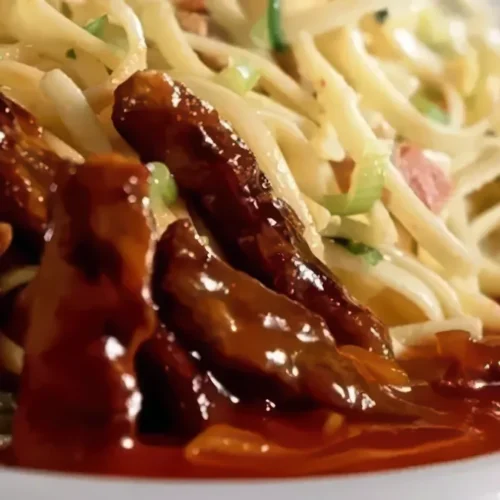 Babi pangang precies zoals bij de chinees