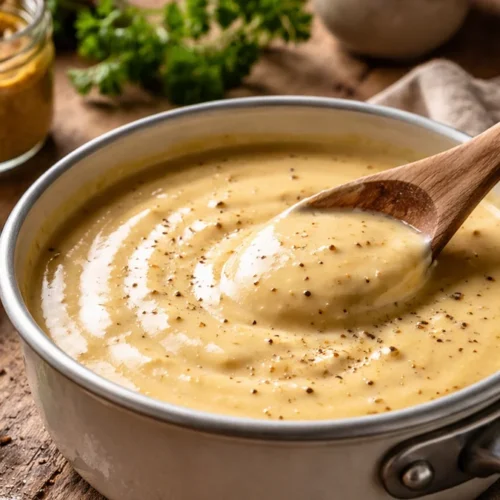 mosterdsaus volgens een klassiek recept van oma
